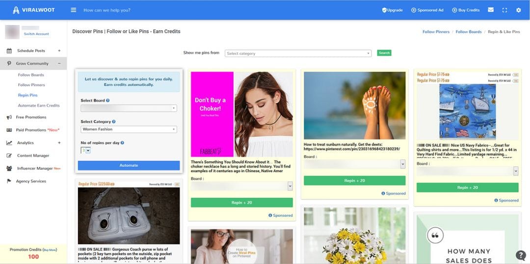 Под прицелом: Viralwoot - сервис для продвижения в Pinterest