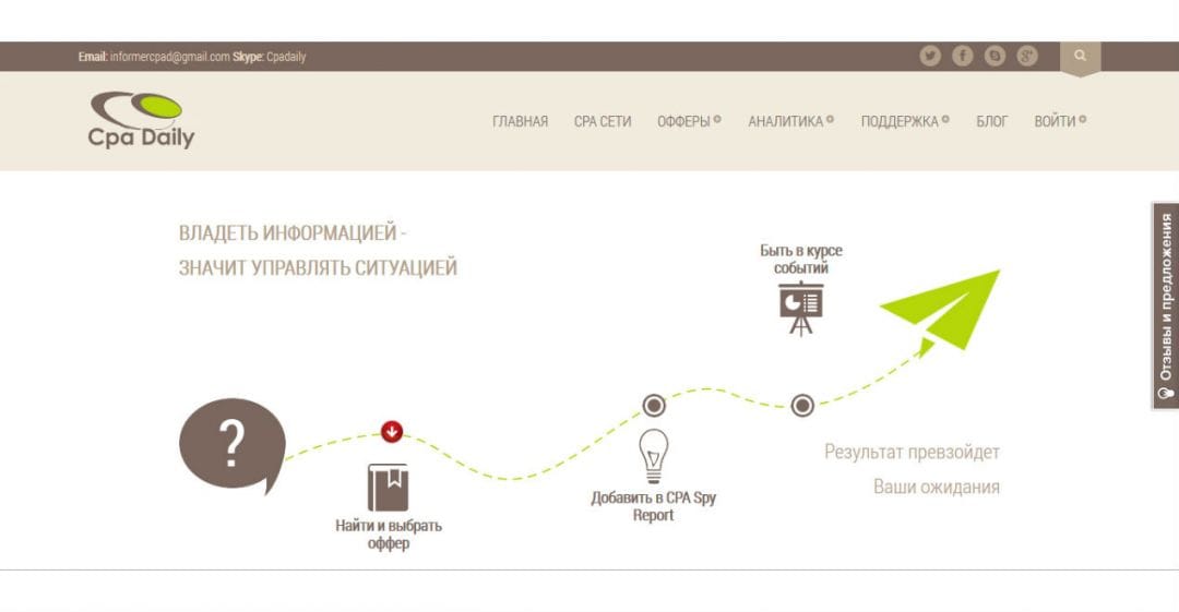 Под прицелом: обзор CPA Daily - сервиса для подбора офферов
