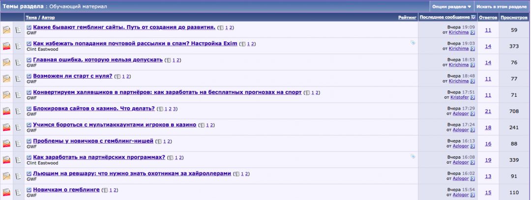Что вы знаете о гэмблинге?